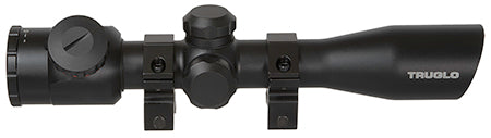 TruGlo TGTG8504B3L Crossbow Scope Compact Matte Black Anodized Dual (Red/Green) Illuminated BDC/Rangefinder 4x32mm