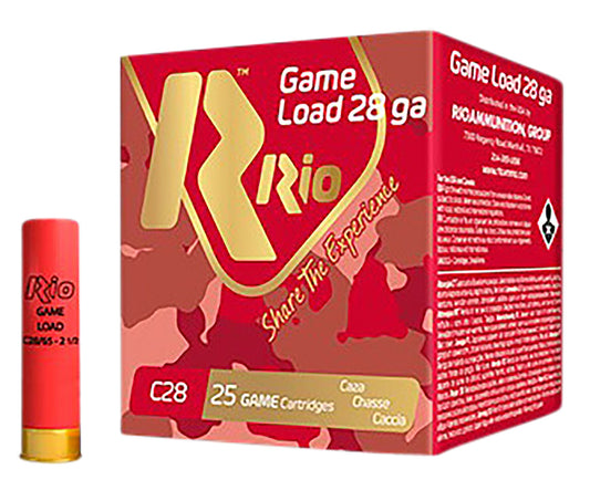 Rio Ammunition RCHV2875 Game Load Heavy Field 28 Gauge 2.75" 1 oz 7.5 Shot 25 Per Box/ 10 Cs