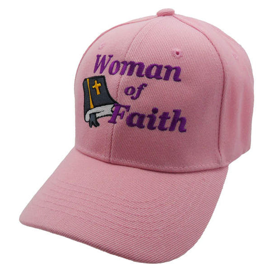 Woman of Faith Cap - Pink