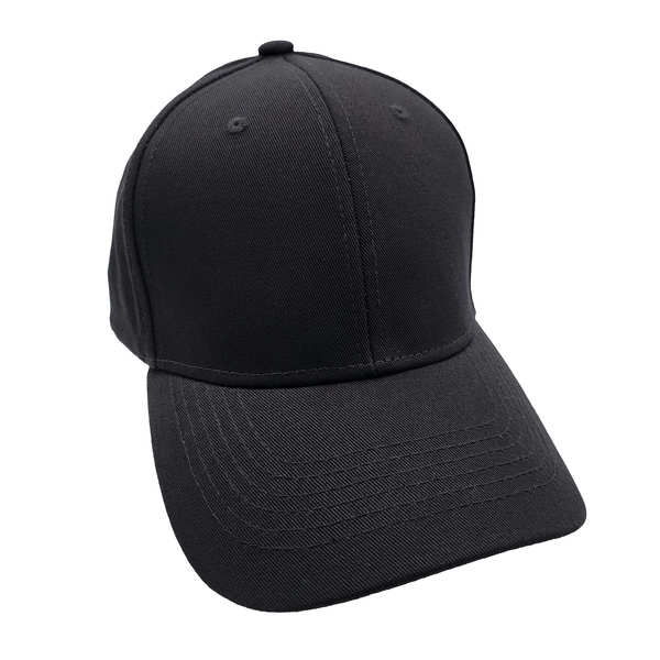 Premium Cotton Cap - Black