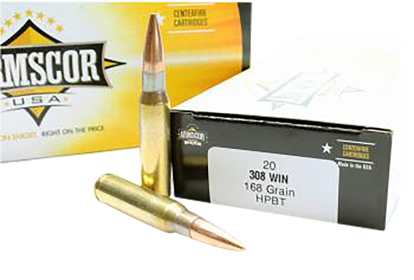 Armscor AC3082N USA Competition 308 Win 168 gr Hollow Point Boat-Tail (HPBT) 20 Per Box/ 10 Cs