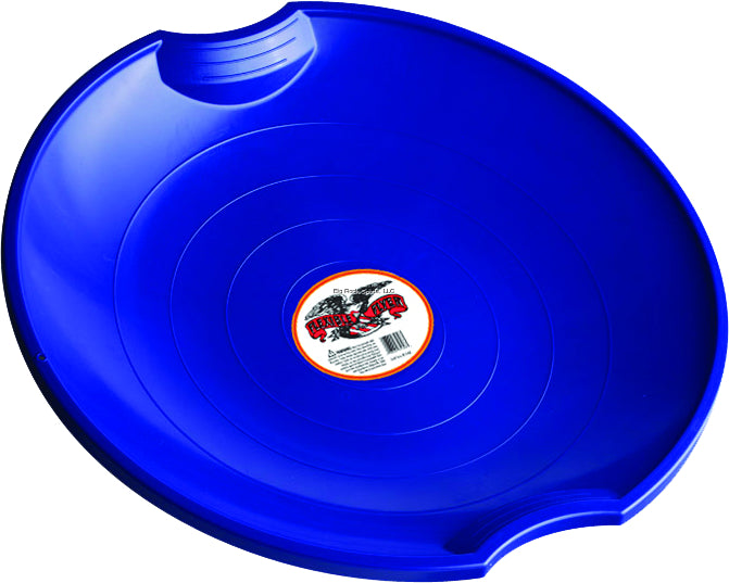 Paricon 626 Plastic Saucer Blue Saucer w/Molded Hand Grips