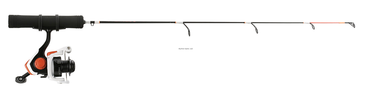 13 Fishing HWC3-28M Heatwave Ice Combo 1BB, 5.2:1, 28" M, Solid Fiberglass Blank