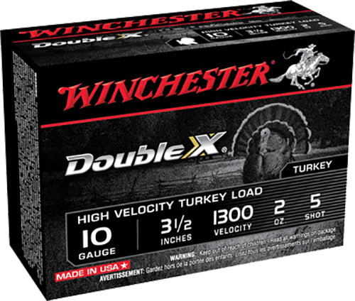 Winchester Ammo STH105 Double X High Velocity Turkey 10 3.50" 2 oz 5 Shot 10 Per Box/ 10 Cs