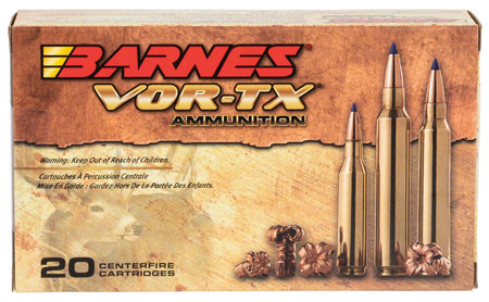 Barnes Bullets 21537 VOR-TX Centerfire Rifle 300 Win Mag 165 gr Tipped TSX Boat-Tail 20 Per Box/ 10 Cs