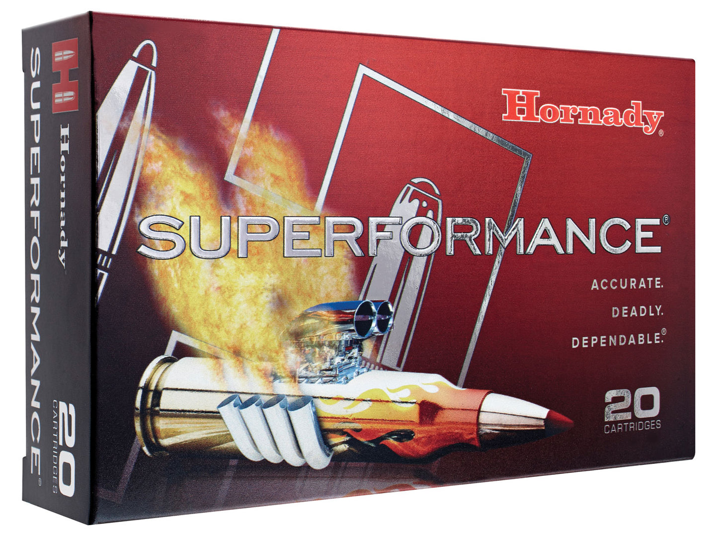 Hornady 80933 Superformance Hunting 308 Win 150 gr Super Shock Tip (SST) 20 Per Box/ 10 Cs