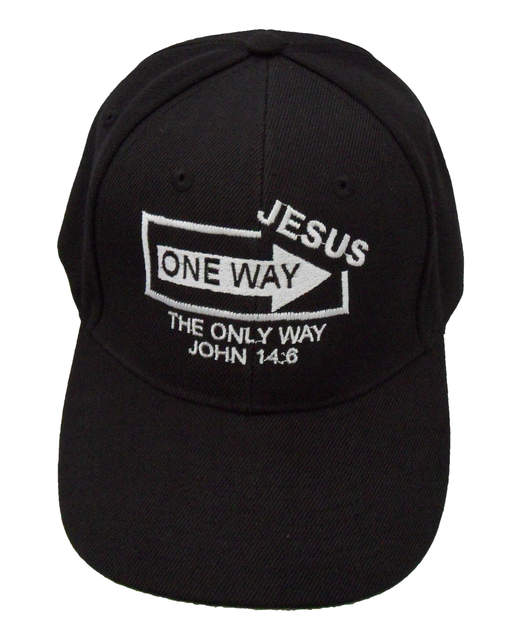 One Way The Only Way John 14:6 Cap - Black