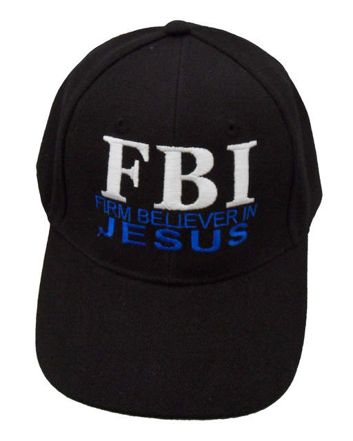 FBI Firm Believer in Jesus Cap - Black