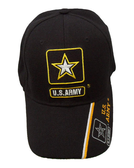 Army Logo w/ Logo Branch Cap - Black