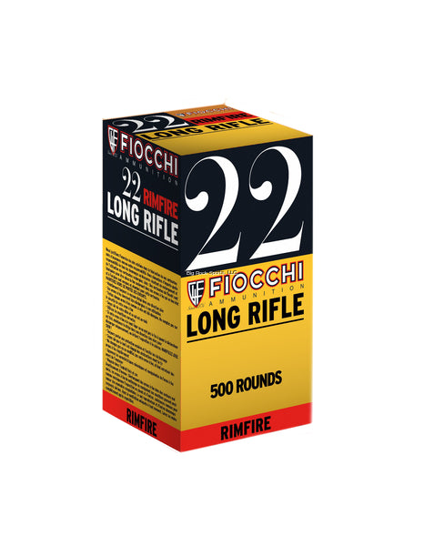 Fiocchi 22FHVCRN 22LR 40Gr Copper Round Nose, 1250 fps, 50 Rnd