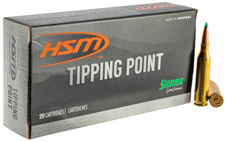 HSM 27019N Tipping Point Super Shock Tip 270 Win 150 gr Hornady SST 20 Per Box