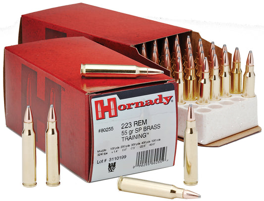 Hornady 80255 Custom Target 223 Rem 55 gr Spire Point - 50