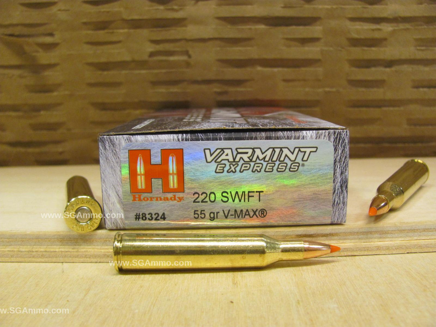 20 Round Box - 220 Swift 55 Grain Hornady V-Max Varmint Express