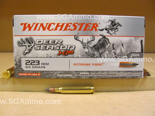 223 Rem 64 Grain Winchester Deer Season XP Extreme Point - 20