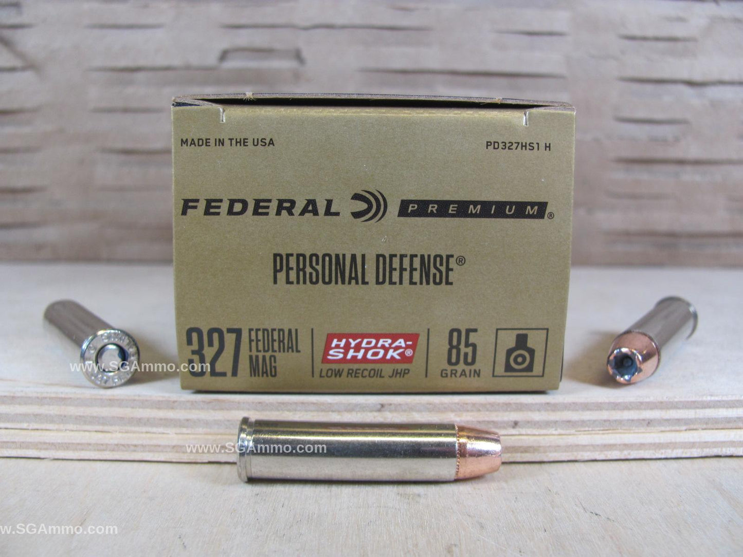 327 Magnum Federal Hydra-Shok - 200 Round Case