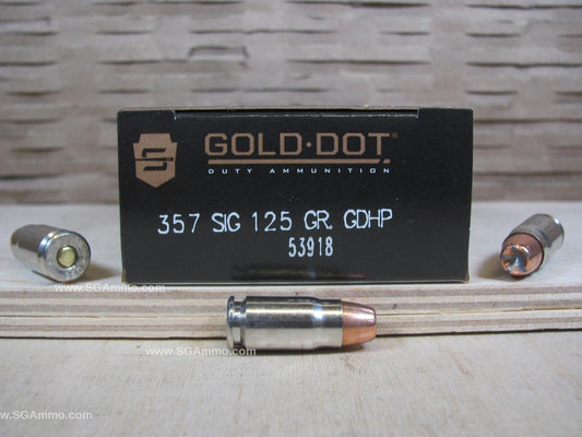 357 Sig Speer Gold Dot LE GDHP Hollow Point Ammo - 1000 Round Case
