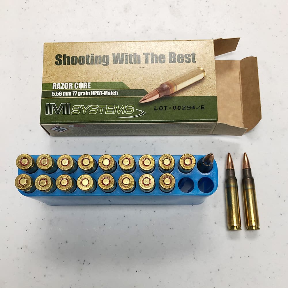 5.56mm 77 Grain SMK OTM LR MOD-1 Razorcore IMI Ammo - 240 Rounds