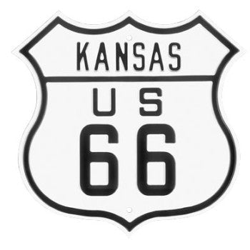 Route 66 Kansas – Steel Sign