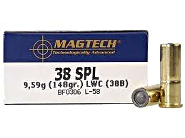 Magtech 38B Range/Training Target 38 Special 148 gr Lead Wadcutter - 50