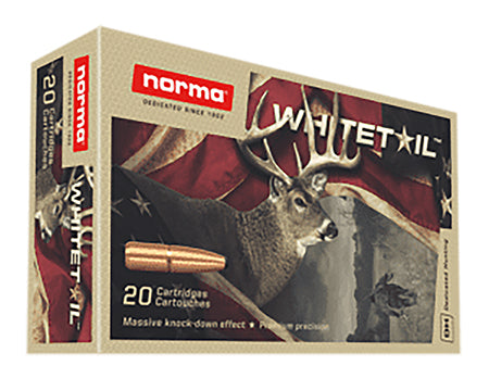 Norma Ammunition 20160462 Dedicated Hunting Whitetail 243 Win 100 gr Pointed Soft Point (PSP) 20 Per Box