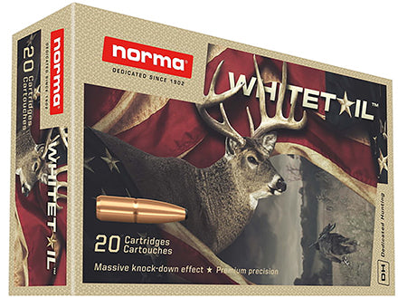 Norma Ammunition 20177392 Dedicated Hunting Whitetail 30-06 Springfield 150 gr Pointed Soft Point (PSP) 20 Per Box