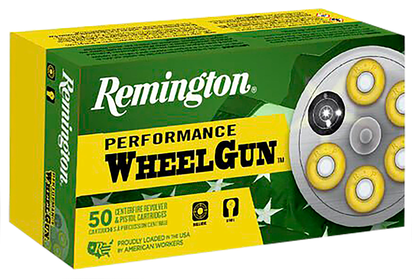 Remington Ammunition 22223 Performance WheelGun Target 357 Mag 158 gr Lead Semi-Wadcutter - 50