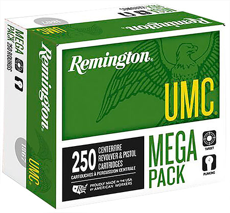 Remington Ammunition 23731 UMC Mega Pack 38 Special 130 gr Full Metal Jacket - 250 Per Box