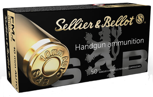 Sellier & Bellot SB10A Handgun Target 10mm Auto 180 gr Full Metal Jacket-50