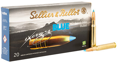 Sellier & Bellot SB3006XB eXergy 30-06 Springfield 180 gr TAC-EX-Blue 20 Per Box