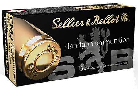 Sellier & Bellot SB380A Handgun Target 380 ACP 92 gr Full Metal Jacket - 50