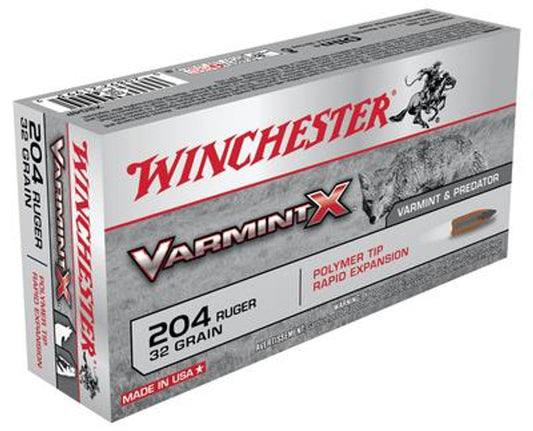 204 Ruger 32 Grain Polymer Tip Varmint X Winchester - 20