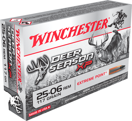 Winchester Ammo X2506DS Deer Season XP 25-06 Rem 117 gr Extreme Point 20 Per Box