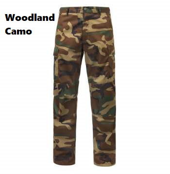 Relaxed Fit Zipper Fly BDU Pants