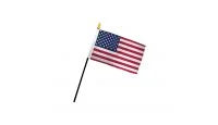 USA 4X6IN STICK FLAG