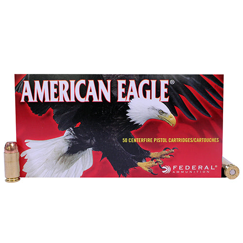 Federal AE40R3 American Eagle Handgun 40 S&W 165 gr Full Metal Jacket (FMJ) 50 Per Box