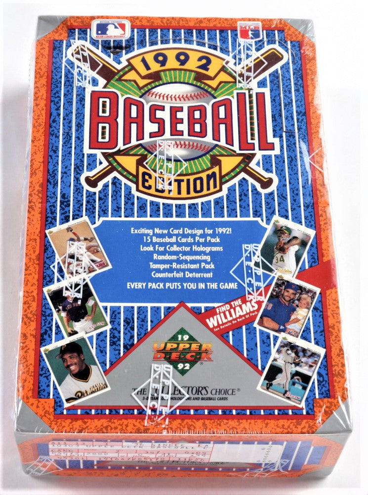 1992 Upper Deck Low Series Baseball Box of (36) Packs