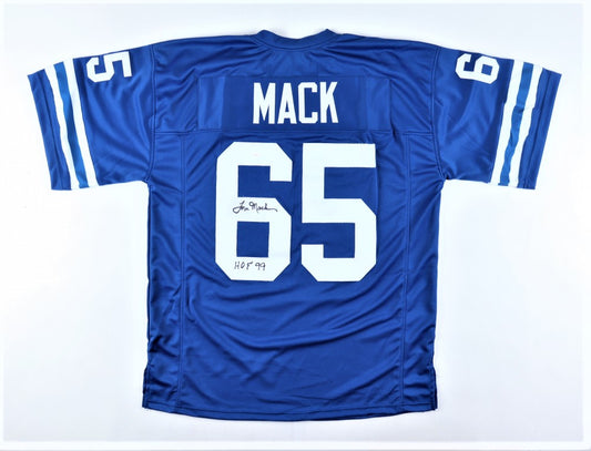 Tom Mack Signed Jersey Inscribed "HOF 99" (JSA)