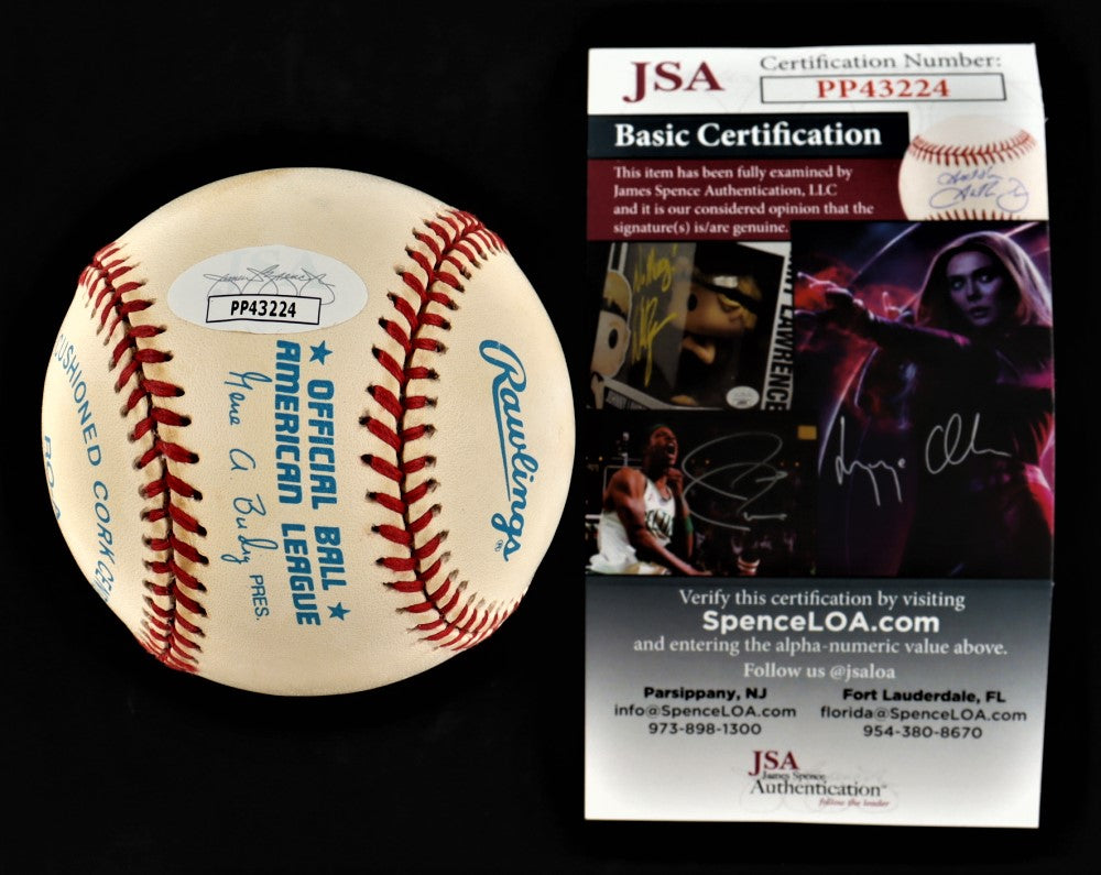 Steve Balboni Signed OAL Baseball (JSA)