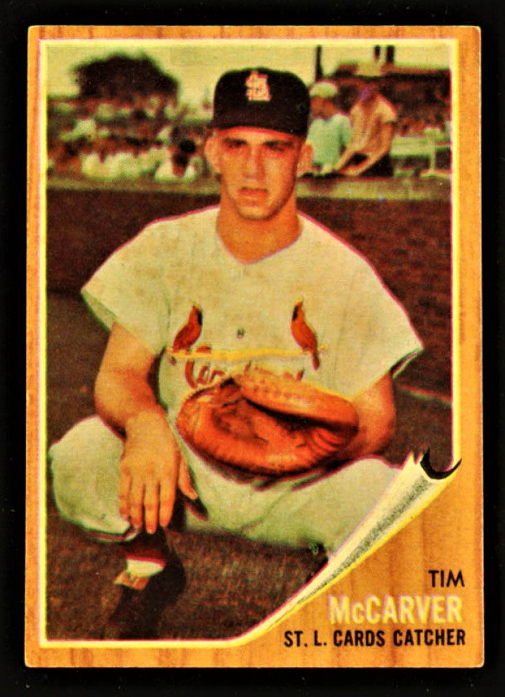 Tim McCarver 1962 Topps #167 RC