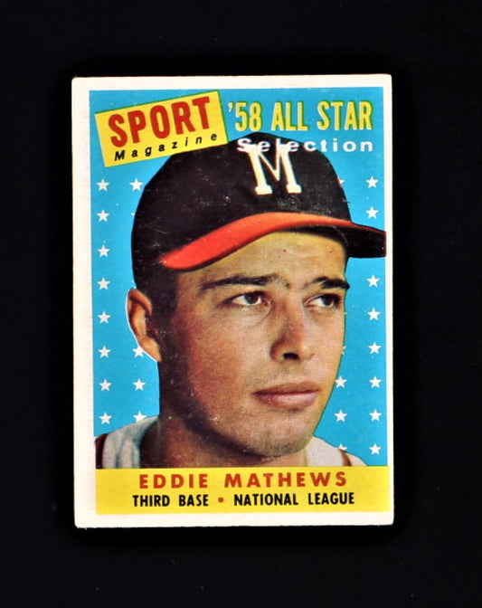 Eddie Mathews 1958 Topps #480 AS