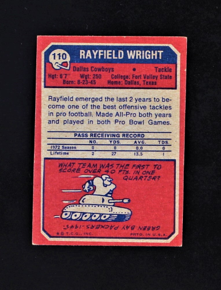 Rayfield Wright 1973 Topps #110