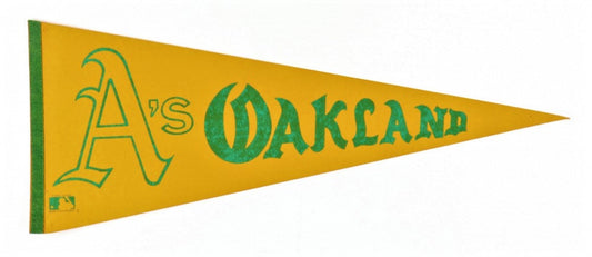 Oakland A's Felt Pennant - 1969