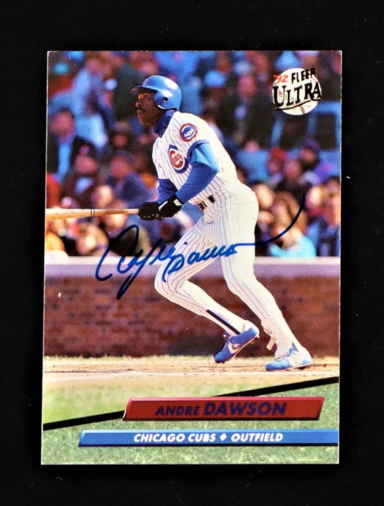 Andre Dawson Signed 1992 Ultra #468 (JSA)