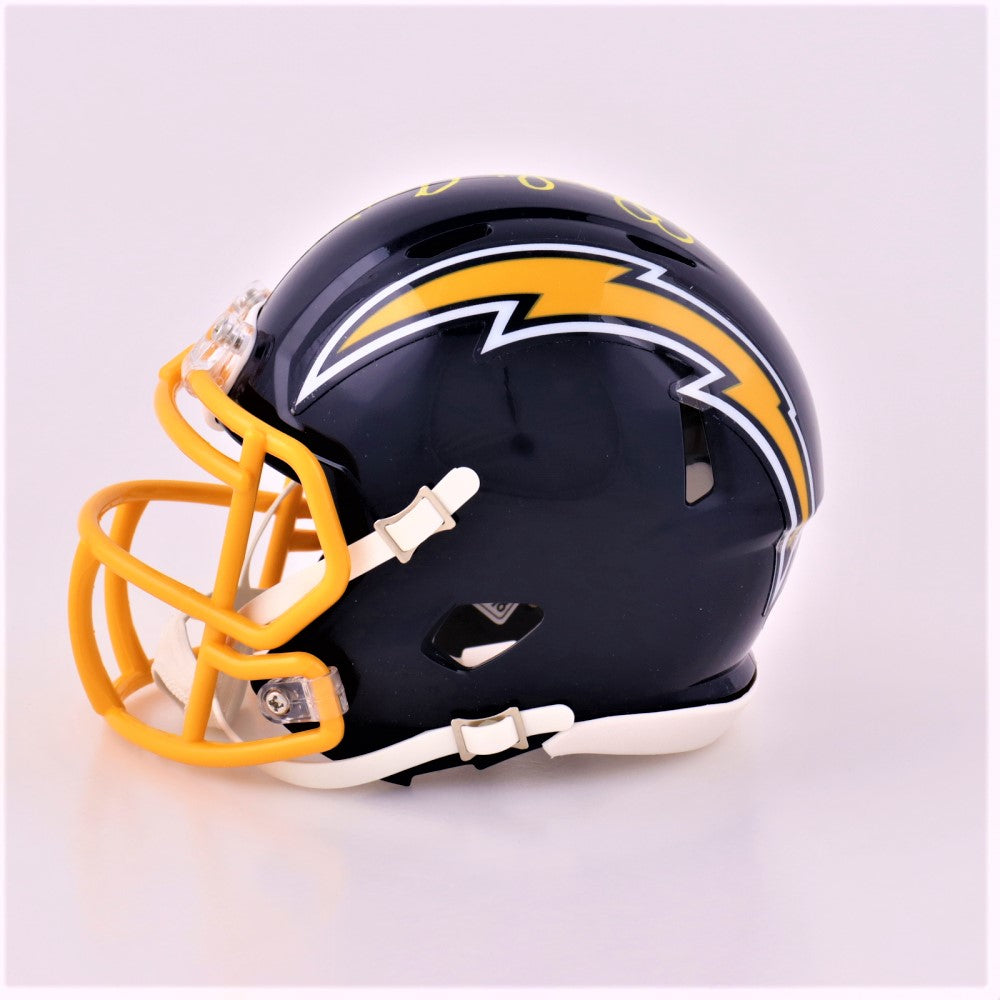 Charlie Joiner Signed Chargers Mini Helmet (JSA)