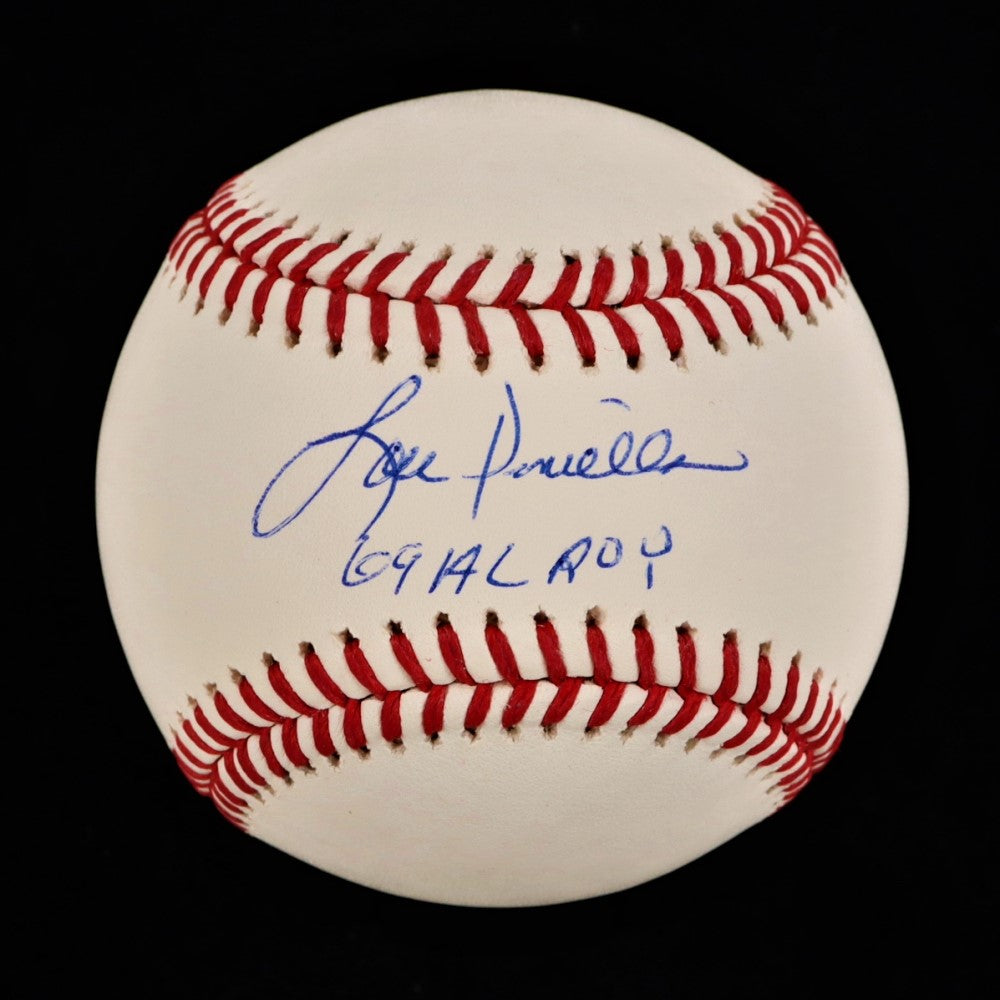 Lou Piniella Signed OML Baseball Inscribed "69 AL ROY" (JSA)