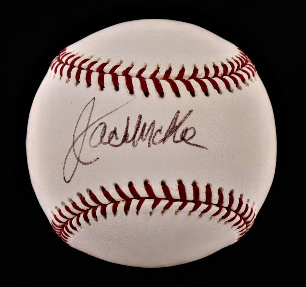 Jack McKeon Signed OML Baseball (Beckett)