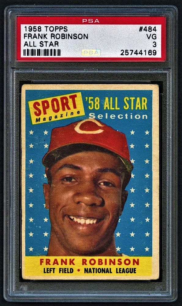 Frank Robinson 1958 Topps All-Star #484 (PSA 3)