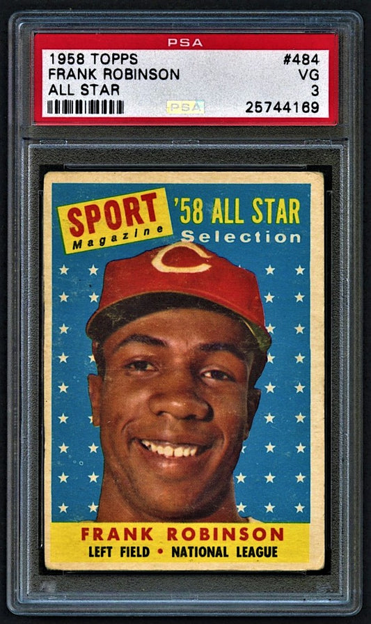 Frank Robinson 1958 Topps All-Star #484 (PSA 3)