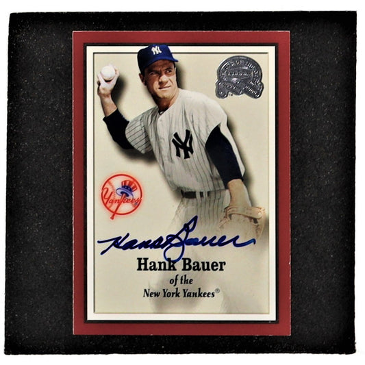 Hank Bauer Signed 2000 Greats of the Game #95 (JSA)