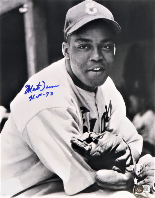 Monte Irvin Signed Giants 11x14 Photo Inscribed "HOF 73" (Beckett)